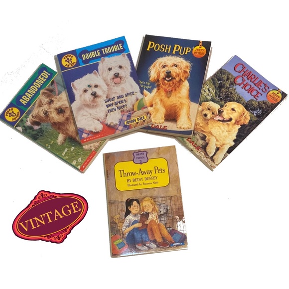 🎉2/20 Set of 5 Vintage Puppy Pet Patrol Young Reader Elementary School Books - Picture 9 of 9